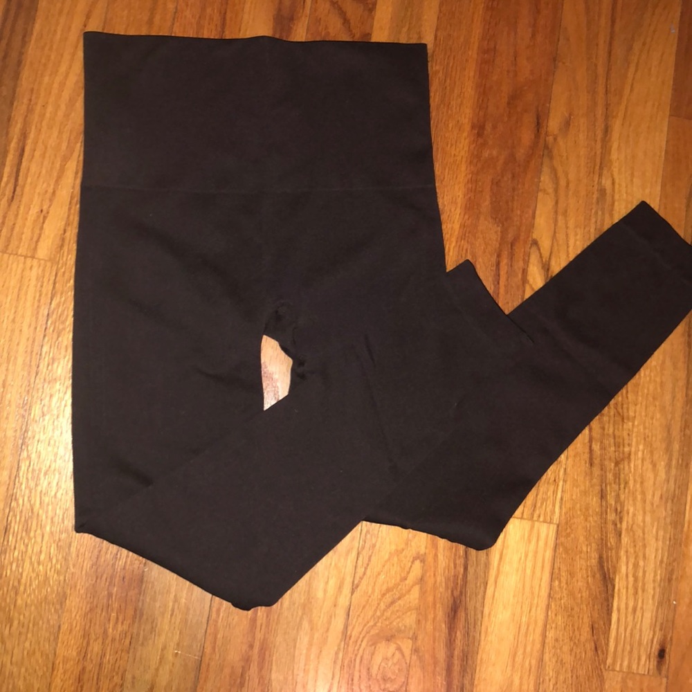 Brown Spanx leggings